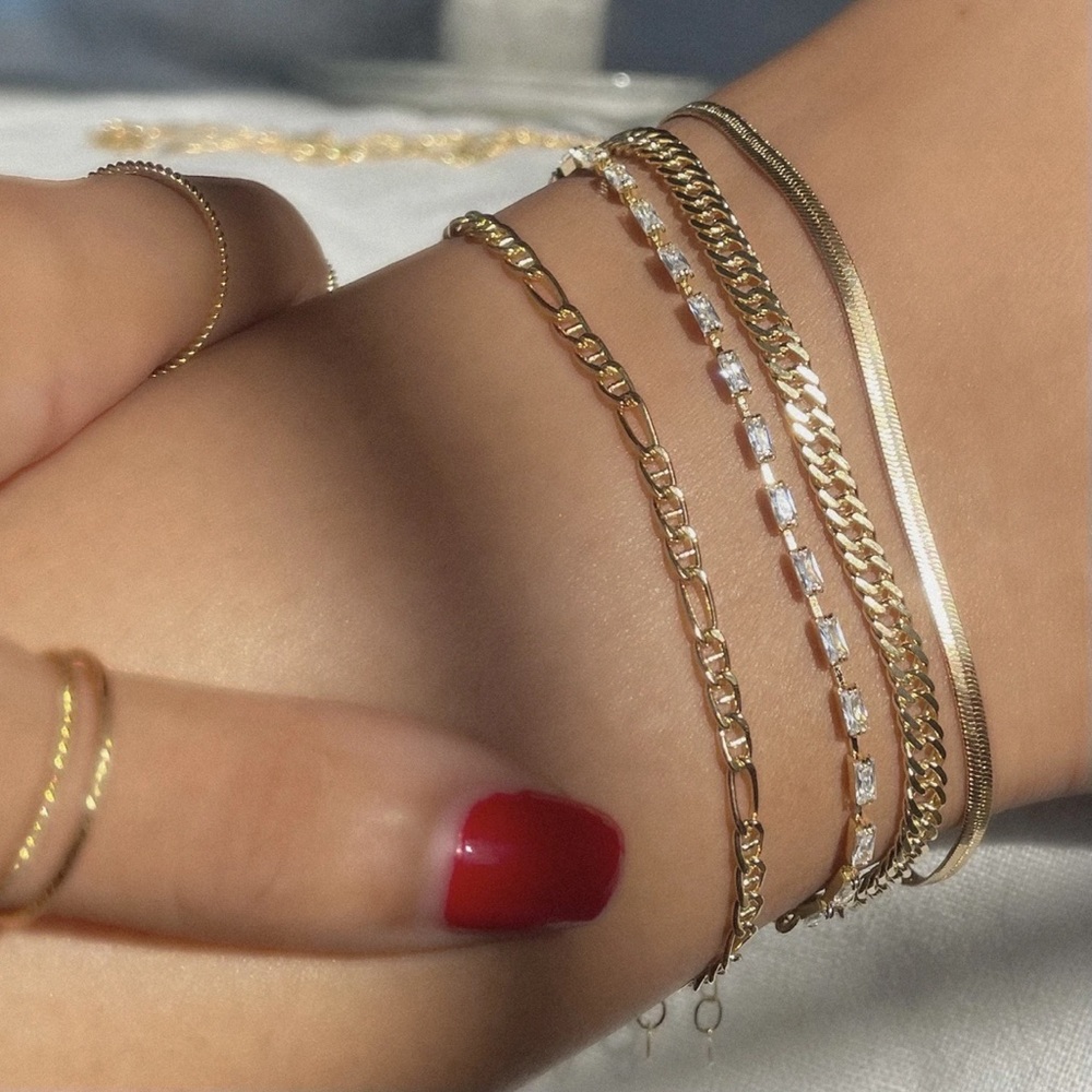 Herringbone Chain Anklet